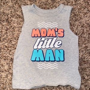Osh Kosh “Mom’s Little Man” tank top Size 9M